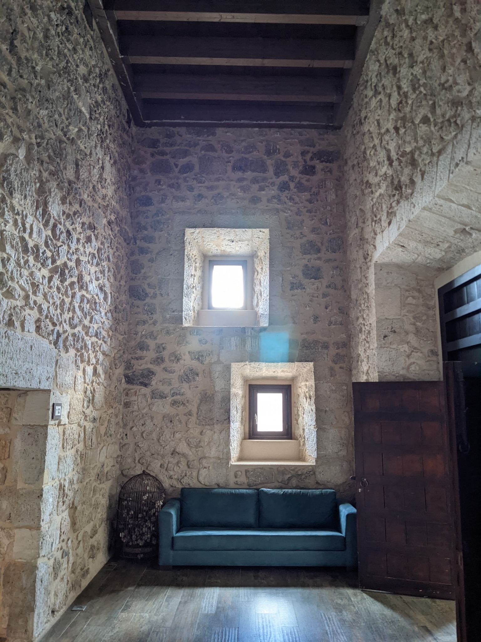 Historic monastery cloister